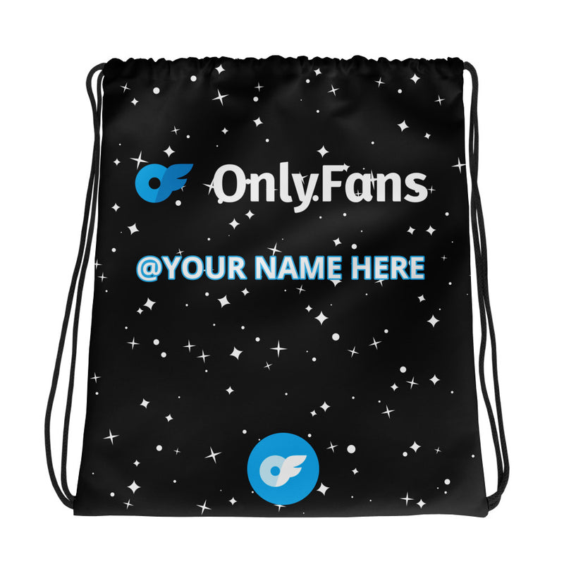 Onlyfans Sizzle on the Go: Personalized Name Drawstring bag