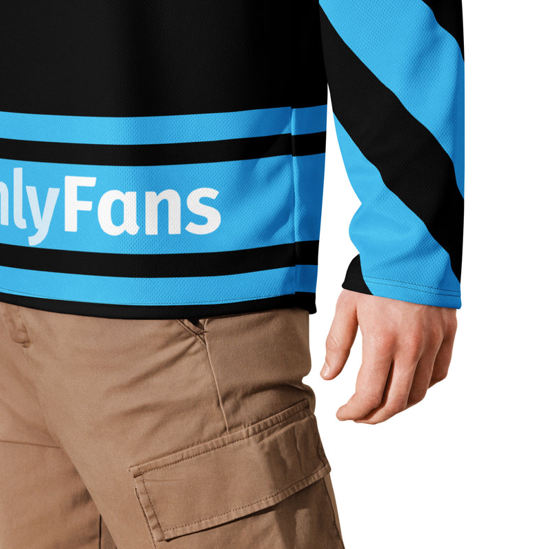 Your Ultimate Onlyfans Icebreaker! Onlyfans Personalized Custom Recycled hockey fan jersey