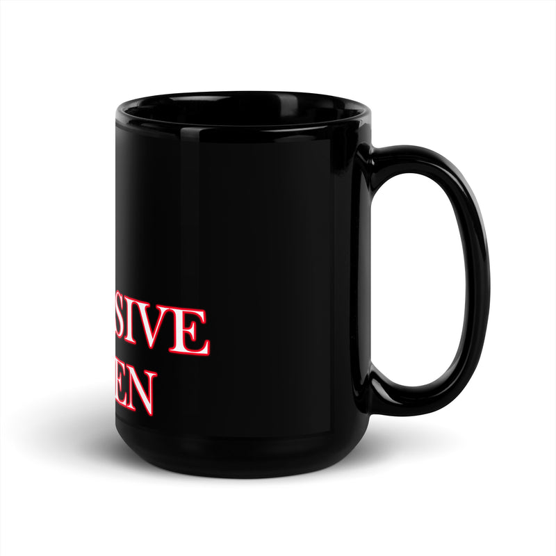 I Heart Submissive Women Black Glossy Mug - Attire T LLC