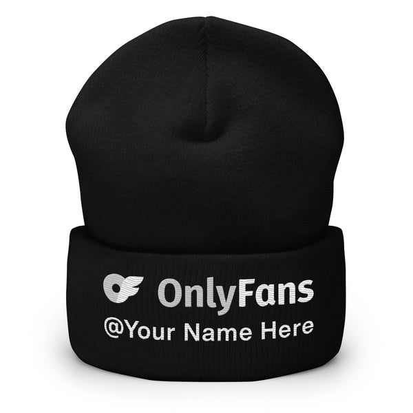 Onlyans Beanie Me Up, Babe! Personalized Custom Name Cuffed Beanie