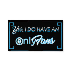 Onlyfans Personalized Custom Flash Your Fame Yes, I do Have an Onlyfans Set of business cards