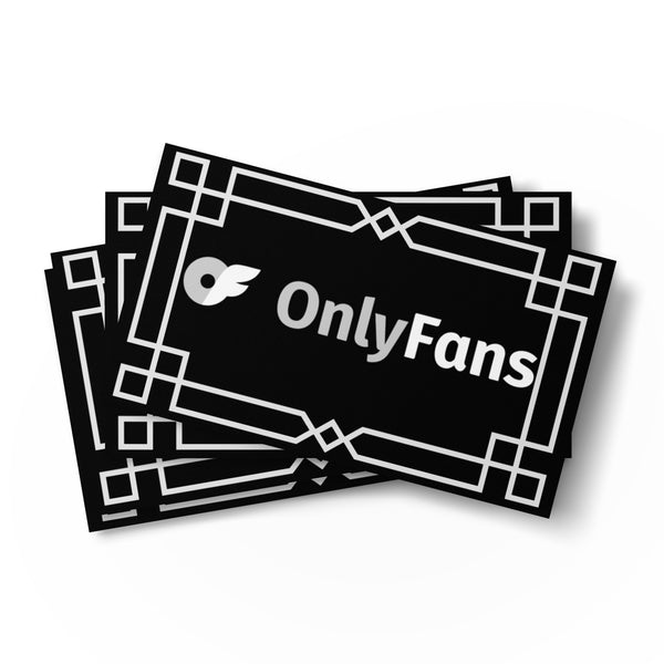 Flaunt Your Fame: ONLYFANS Custom Personalized Name Set of Business Cards | Promotional | Content Creator | Brand | Promo Materials