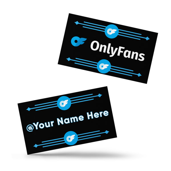 Turn Heads & Leave Your Mark with OnlyFans Custom Name Set of Business Cards | Personalized | Custom | Promote Content Creator