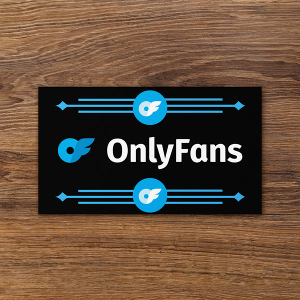 Turn Heads & Leave Your Mark with OnlyFans Custom Name Set of Business Cards | Personalized | Custom | Promote Content Creator