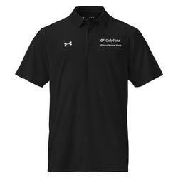 OnlyFans Personalized Custom Name The OnlyFans MVP Polo: Personalized Pleasure Edition Under Armour® men's polo