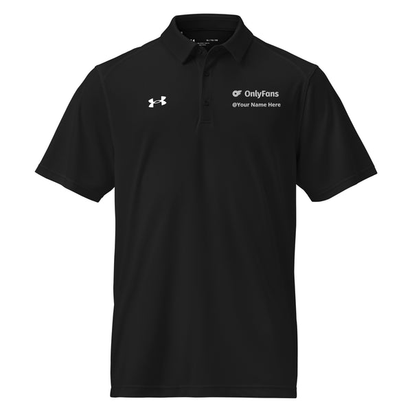 OnlyFans Personalized Custom Name The OnlyFans MVP Polo: Personalized Pleasure Edition Under Armour® men's polo