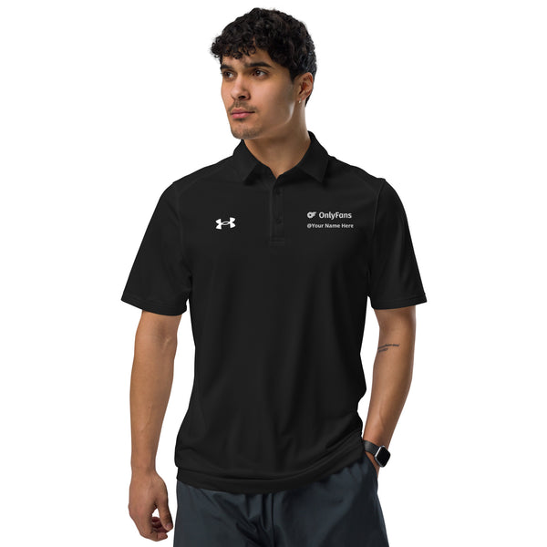 OnlyFans Personalized Custom Name The OnlyFans MVP Polo: Personalized Pleasure Edition Under Armour® men's polo