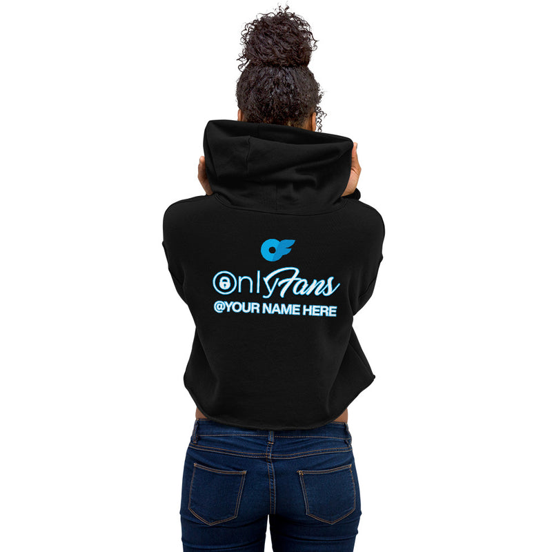 Onlyfans Custom Personalized Name Crop Top Hoodie