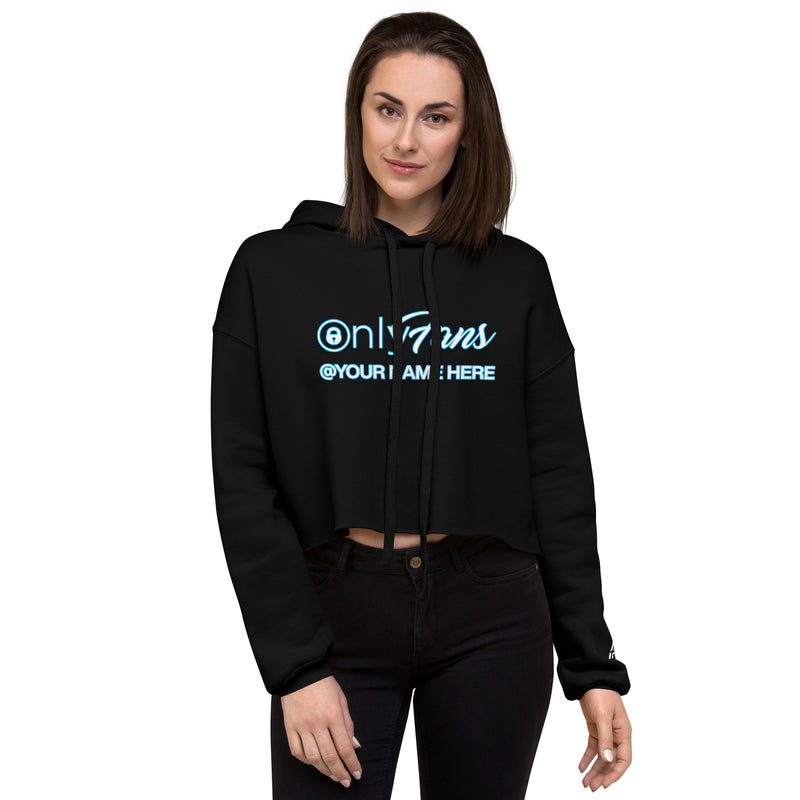 Onlyfans Custom Personalized Name Crop Top Hoodie