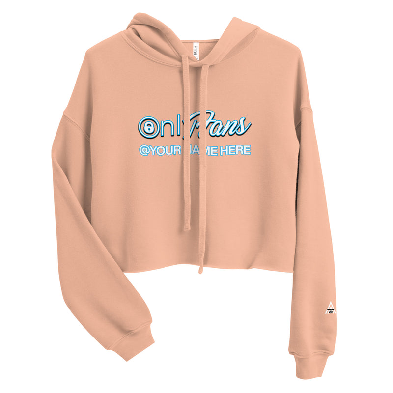 Onlyfans Custom Personalized Name Crop Top Hoodie