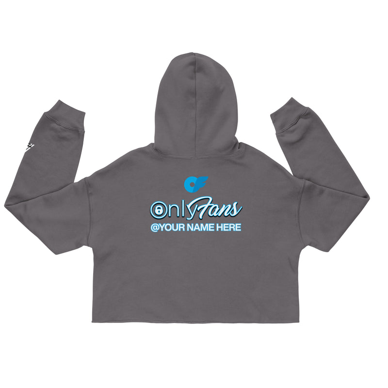 Onlyfans Custom Personalized Name Crop Top Hoodie