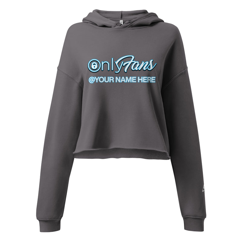 Onlyfans Custom Personalized Name Crop Top Hoodie