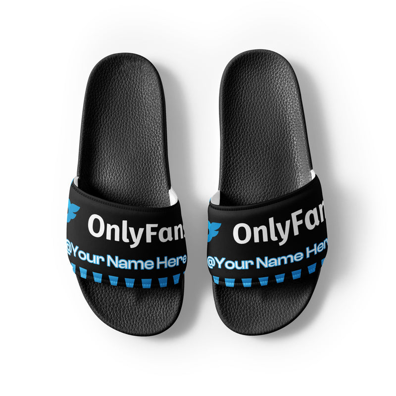 Onlyfans Personalized Slide into Sexy Custom Women's slides sandals slippers