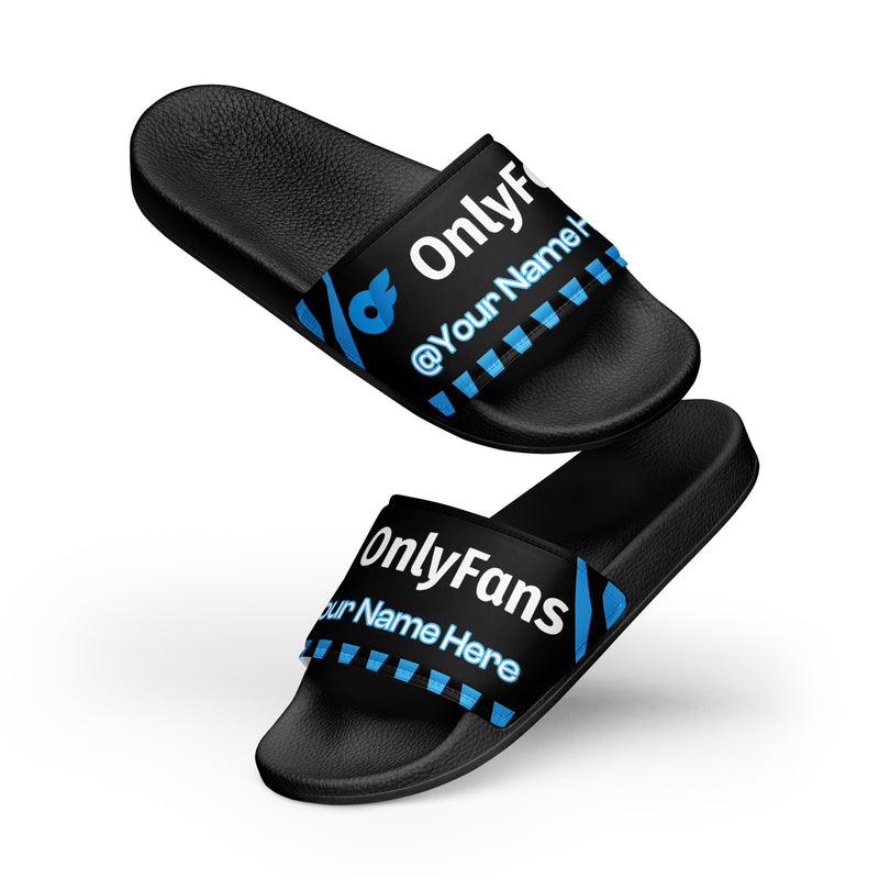 Onlyfans Personalized Slide into Sexy Custom Women's slides sandals slippers