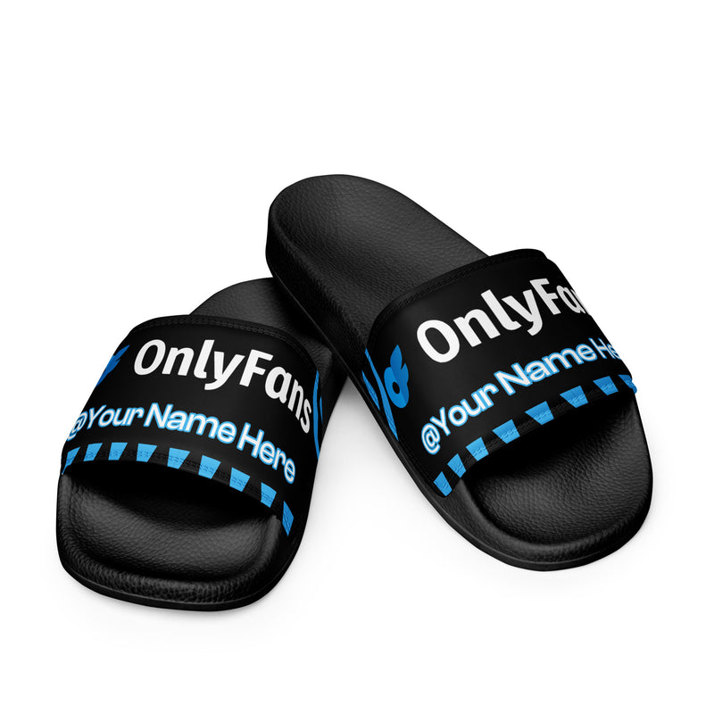 Onlyfans Personalized Slide into Sexy Custom Women's slides sandals slippers