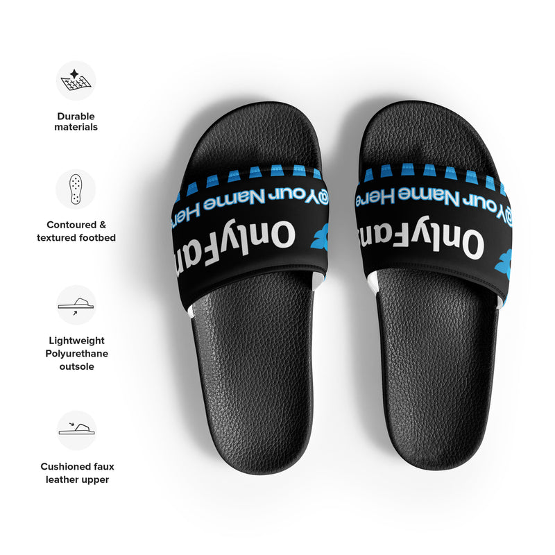 Onlyfans Personalized Slide into Sexy Custom Women's slides sandals slippers