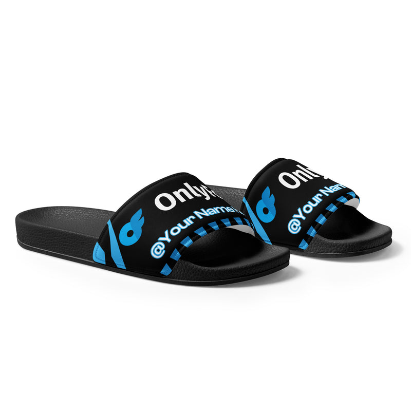 Onlyfans Personalized Slide into Sexy Custom Women's slides sandals slippers